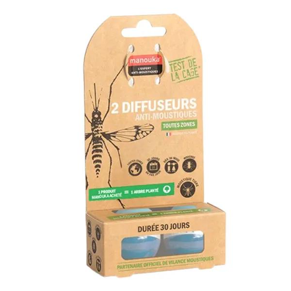 Manouka Double diffuseur coloris Bleue