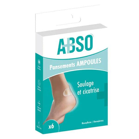 Marque Verte ABSO Pansements ampoules - Boîte de 6