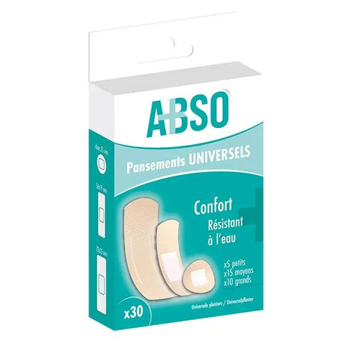 Marque Verte ABSO Universalpflaster – Packung mit 30 Stück