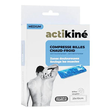 Marque Verte Actikiné Compresse Chaud Froid Multizone Médium 10 x 25 cm