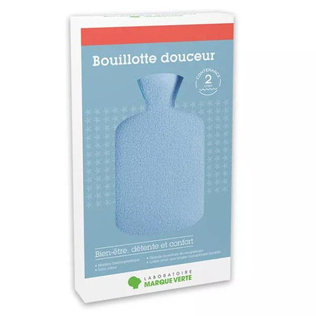 Marque Verte Bouillotte Douceur Bleue 2 Litres
