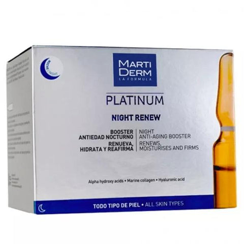 MartiDerm Platinum Night Renew 10 Ampullen