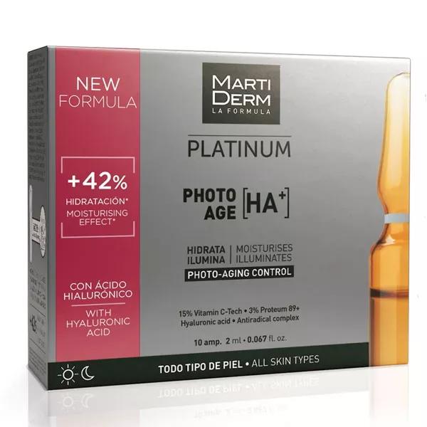 MartiDerm Platinum Photo-Âge HA+ 10 ampoules