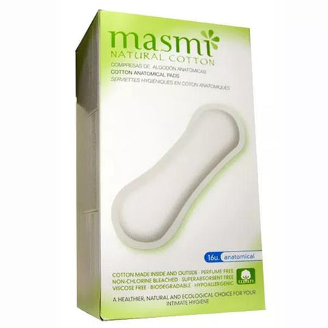 Masmi Bio-Baumwoll-Damenbinden 16 Stück