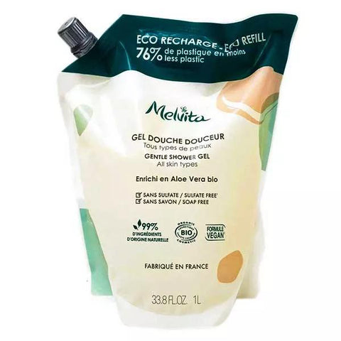 Melvita Meine Essentials Öko-Nachfüllpackung Duschgel 1L