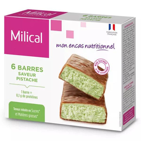 Milical Figur-Riegel proteinreich Pistazie 6 Stück