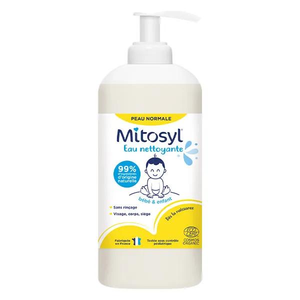 Mitosyl Eau Nettoyante Apaisante pour bébé Visage Corps Siège 500ml
