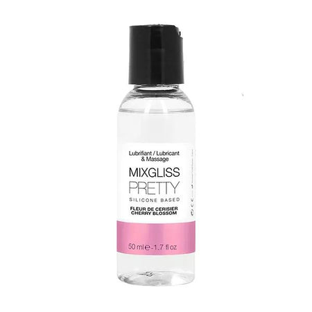 Mixgliss 2 en 1 Lubrifiant et Massage Silicone Fleur de Cerisier (50 ml)