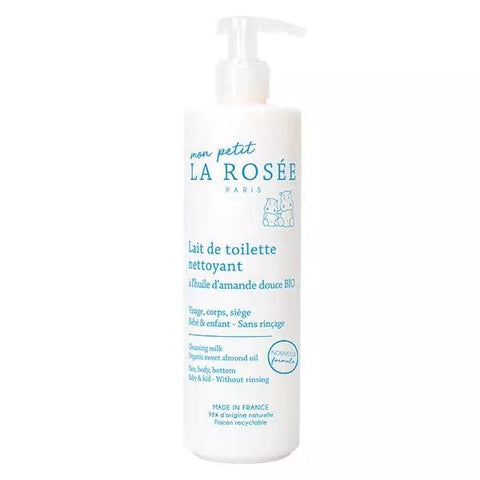 La Rosée Mon Petit Lait de Toilette Bébé Nettoyant aux Huiles Végétales 400 ml