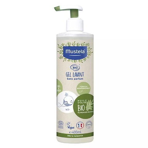 Mustela Organic Cleansing Gel for Hair and Body 400ml