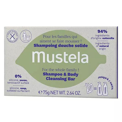 Mustela Haarpflege Feste Dusche & Shampoo 75g