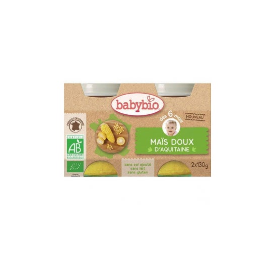 Babybio Légume Maïs Doux (2 x 130 g)