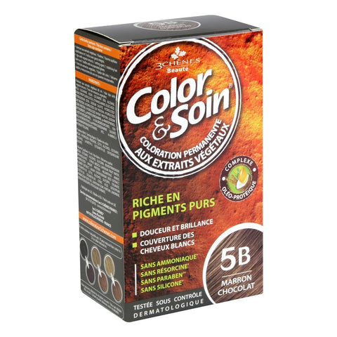 3 Chênes Color & Soin Coloration Permanente Marron Chocolat 5B
