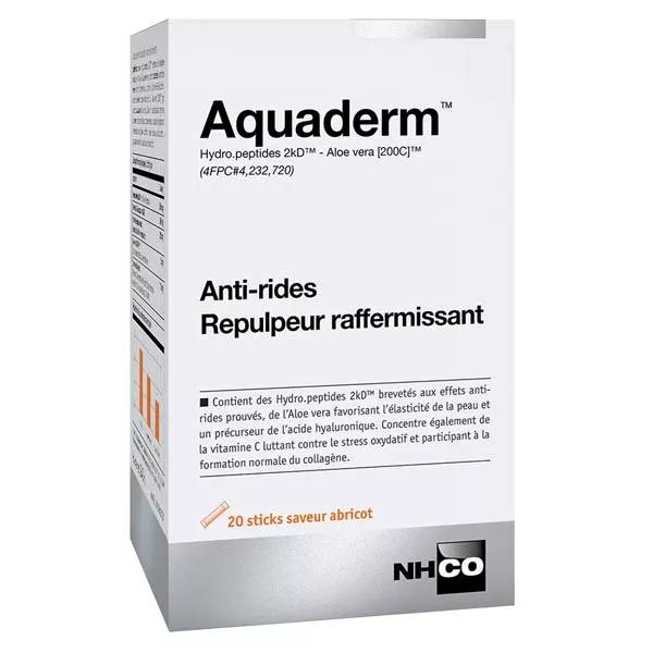 NHCO Aquaderm Anti-Rides Repulpeur et raffermissant 20 sticks saveur abricot