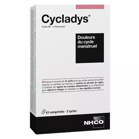 NHCO Cycladys Period Pain Menstrual Cycle 45 tablets