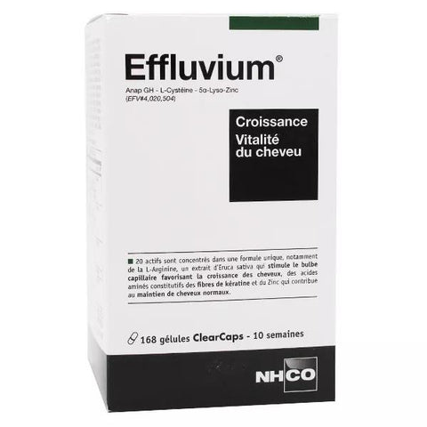 NHCO Effluvium Anti-Hair Loss Growth and Vitality Hair and Nails 168 capsules