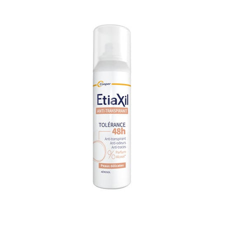 Etiaxil Anti-Transpirant Tolérance 48h Peaux Délicates Aérosol 150ml