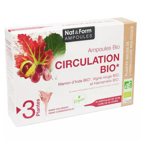 Nat & Form Ampullen Circulation Bio 20 Stück