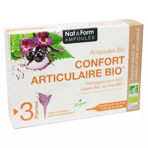 Nat & Form Bio Ampullen Gelenkkomfort 20 Ampullen