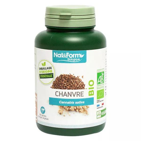Nat & Form Bio Hanf 200 pflanzliche Kapseln