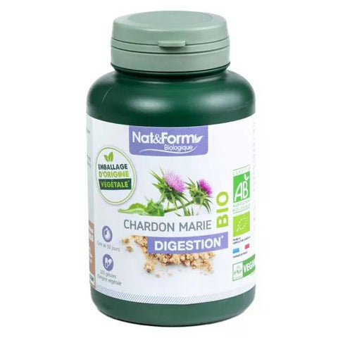 Nat & Form Bio Mariendistel 200 pflanzliche Kapseln