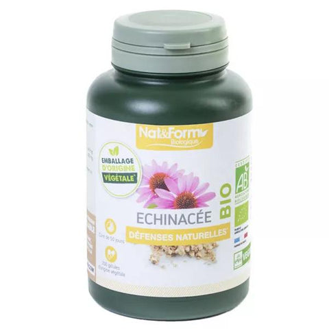 Nat & Form Bio Echinacea 200 pflanzliche Kapseln