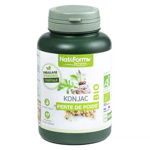 Nat & Form Bio Konjak 200 pflanzliche Kapseln