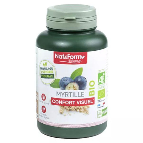 Nat & Form Bio Heidelbeere Beere 200 pflanzliche Kapseln
