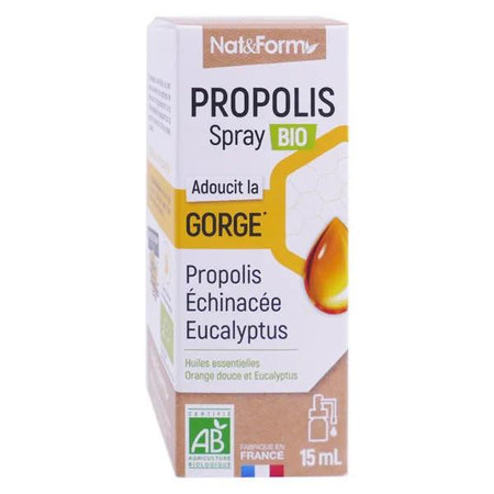 Nat & Form Bio Spray Buccal à la Propolis 15ml