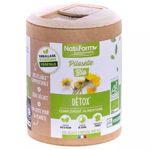 Nat & Form Écoresponsable Piloselle Bio 200 Kapseln