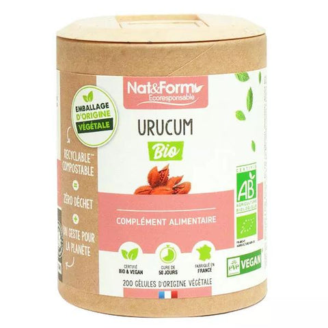 Nat & Form Urucum Bio Vegan 200 Kapseln