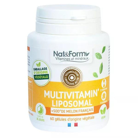 Nat & Form Vitamine & Mineralien Multivitamin Liposomal 60 pflanzliche Kapseln