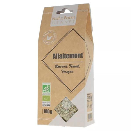 Nat & Form Tisane Allaitement Bio 100g