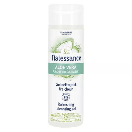 Natessance Aloe Vera Gel Nettoyant Fraîcheur Bio 200ml