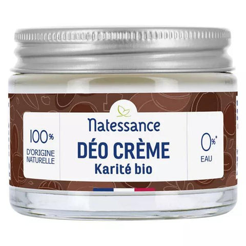 Natessance Organic Shea Butter Cream Solid Deodorant 50g