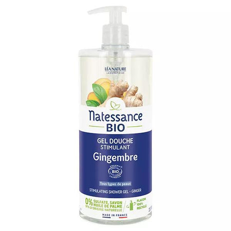 Natessance Gel Douche Gingembre Stimulant 1L