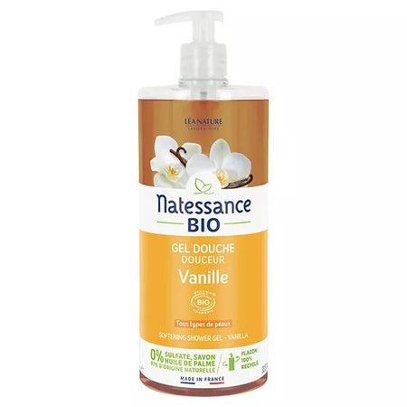 Natessance Gel Douche Vanille Fruitée 1L