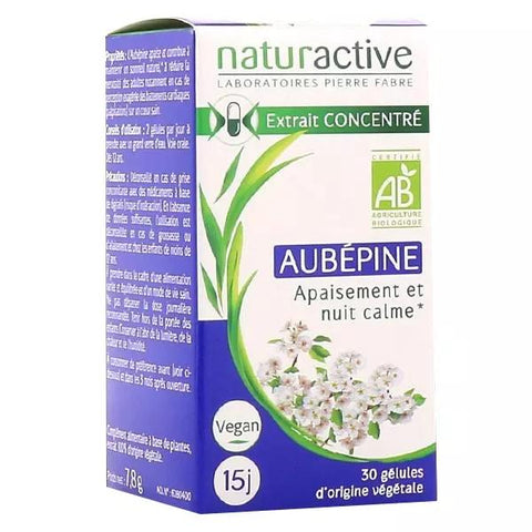 Naturactive Organic Hawthorn 30 vegetable capsules