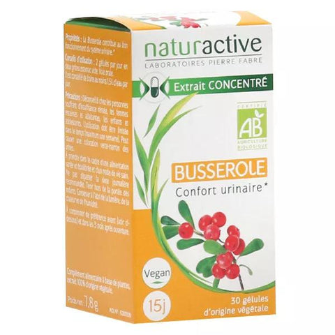 Naturactive Bearberry Organic 30 Vegetable Capsules