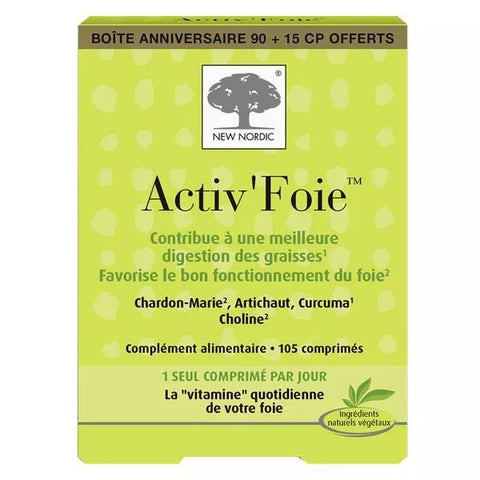 New Nordic Activ' Foie 90+15 Tabletten