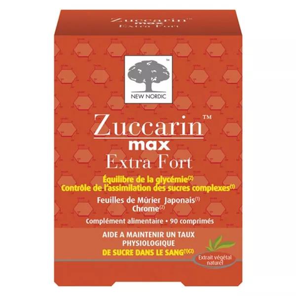 New Nordic Zuccarin Mûrier Extra Fort 90 comprimés