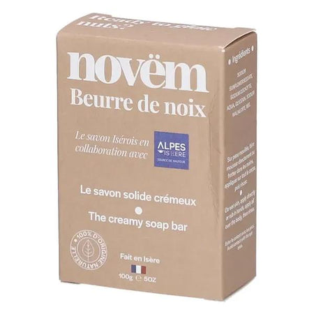Novëm Beurre de Noix Le Savon Solide Nourrissant (100 g)