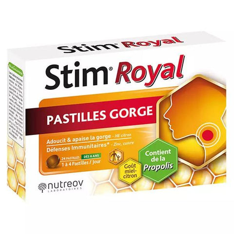 Nutreov Physcience Stim Royal Throat Lozenges 24 units