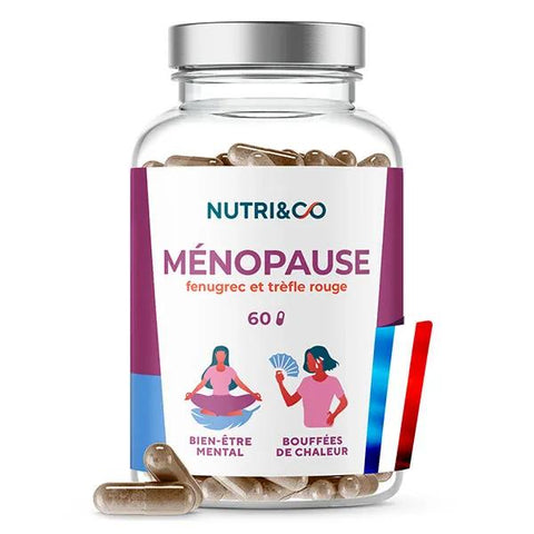 Nutri&Co Menopause Formel Hormonelles Gleichgewicht für Frauen - 60 vegane Kapseln