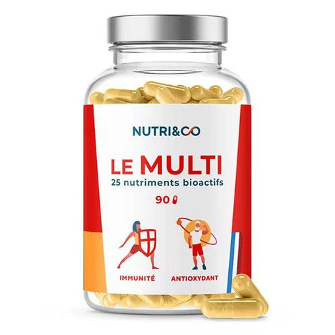 Nutri&Co The Multi Multivitamin 25 Nährstoffe für das Immunsystem 90 Kapseln