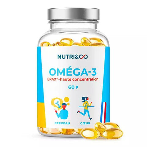 Nutri & Co Omega-3 Wildfischöl 60 Kapseln