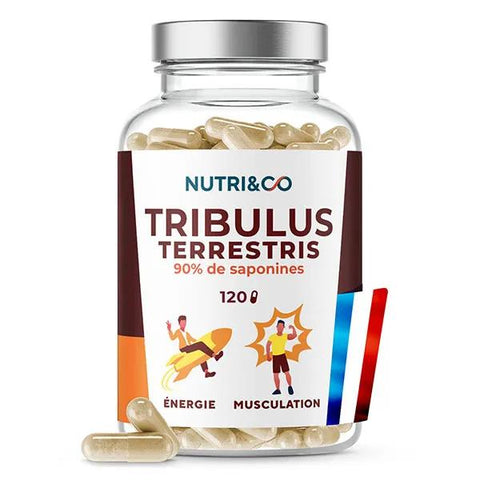 Nutri&Co Tribulus Terrestris - Konzentrierter Extrakt 10:1 - 120 vegane Kapseln