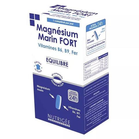 Nutrigée Magnesium Marin Fort 60 Zweischichttabletten