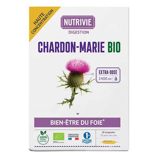 NutriVie Chardon-Marie Bio 20 ampoules