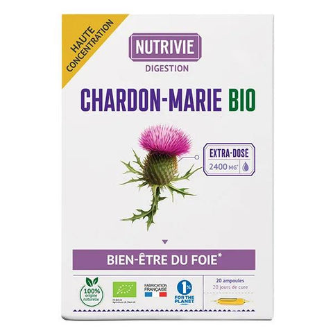 NutriVie Chardon-Marie Bio 20 ampoules